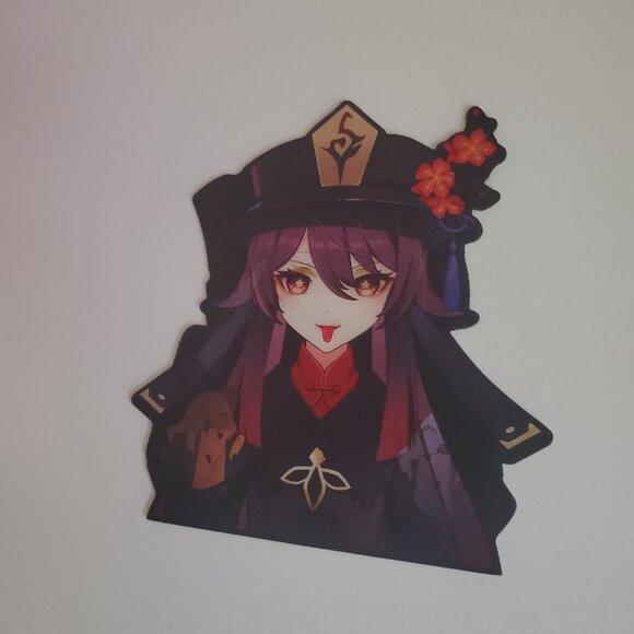 Genshin Impact Hu Tao 3D View Perspective Changing Sticker - Picture 5 of 9